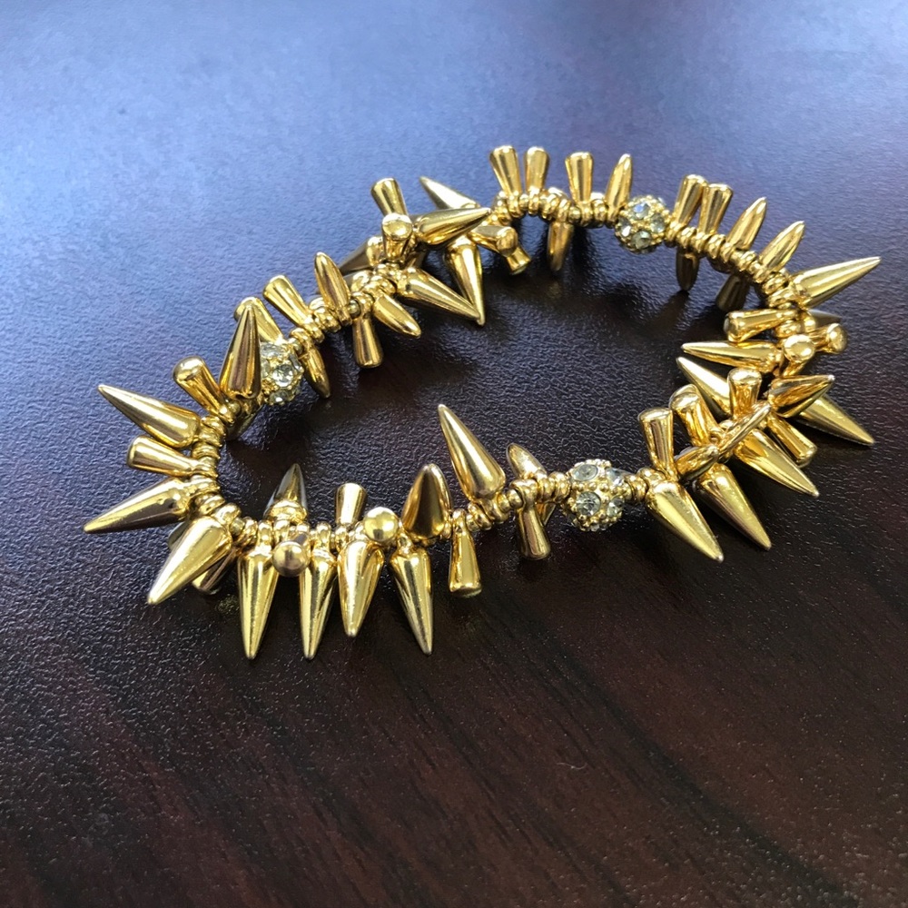 Stella and Dot Gold Spike Bracelet